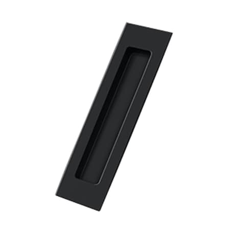 Patioplus 7 x 1.87 x 0.37 in. Rectangular Flush Pull, Black - Solid Brass PA134478